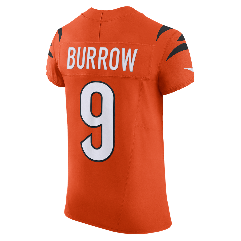 Cincinnati Bengals Joe Burrow Nike Orange Team Vapor FUSE Elite Jersey