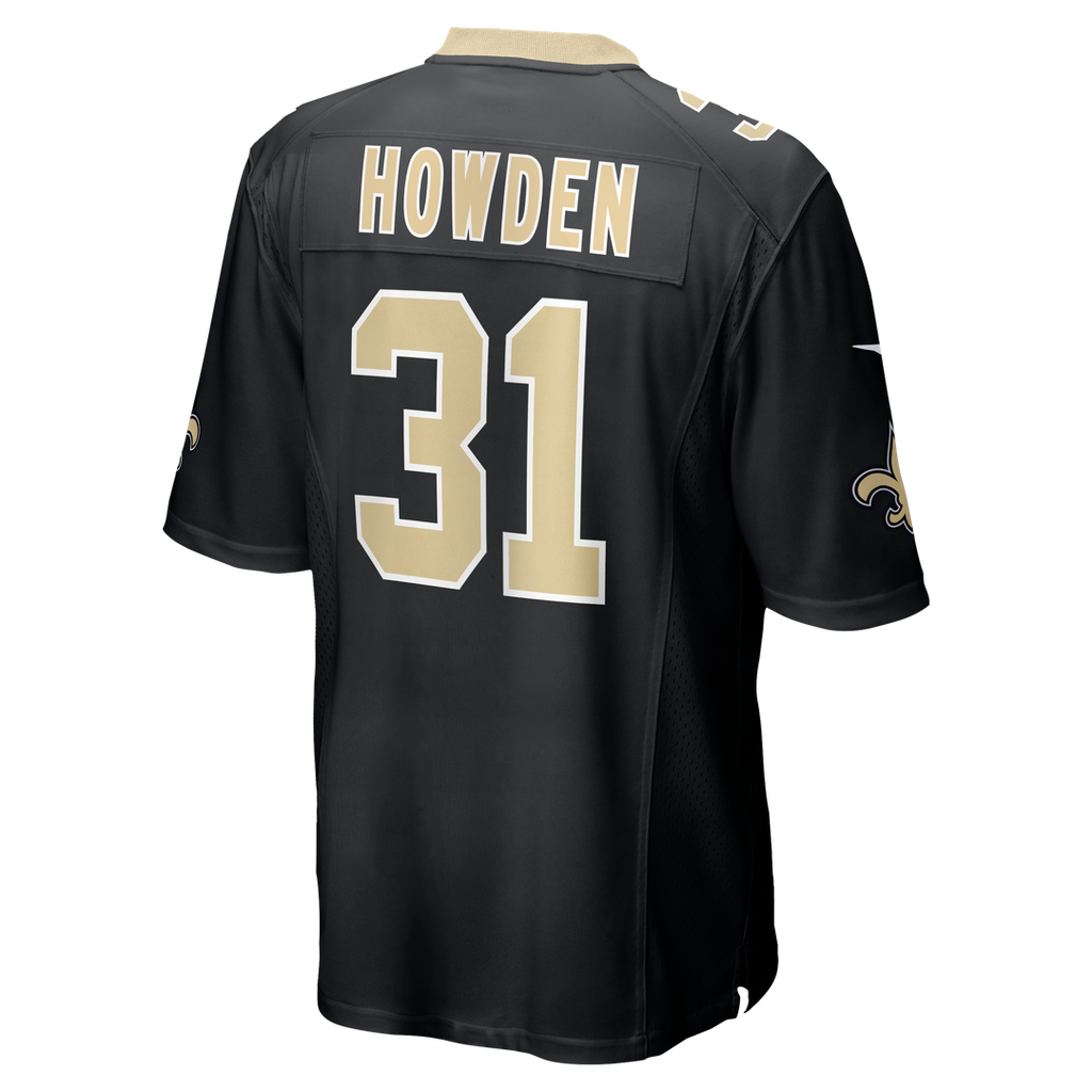 New Orleans Saints Jordan Howden Nike Black Game Jersey
