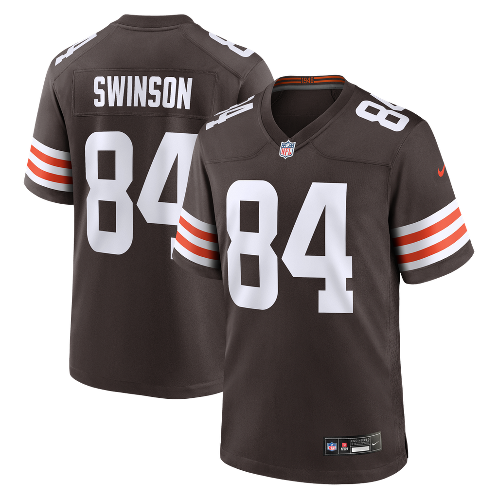 Cleveland Browns Messiah Swinson Nike Brown Game Jersey