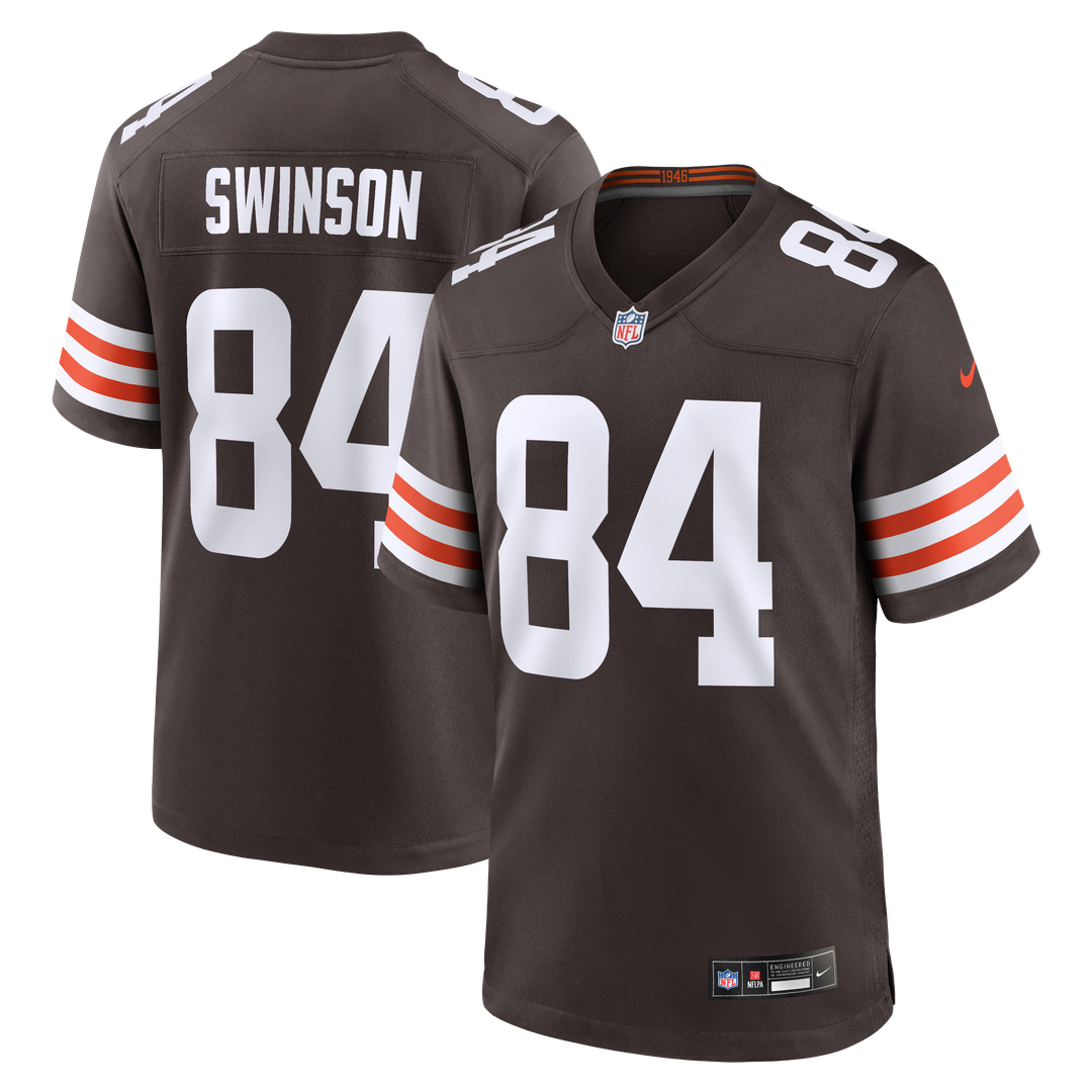 Cleveland Browns Messiah Swinson Nike Brown Game Jersey