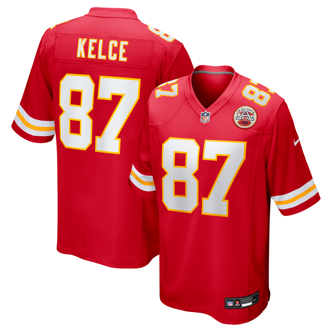 Kansas City Chiefs Travis Kelce Nike White Game Jersey