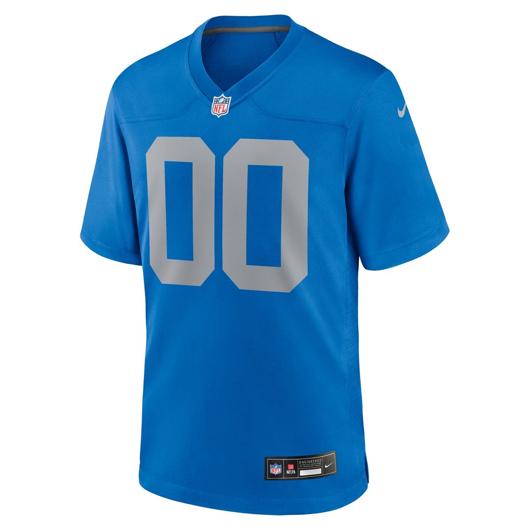 Detroit Lions Nike Blue Alternate Custom Jersey