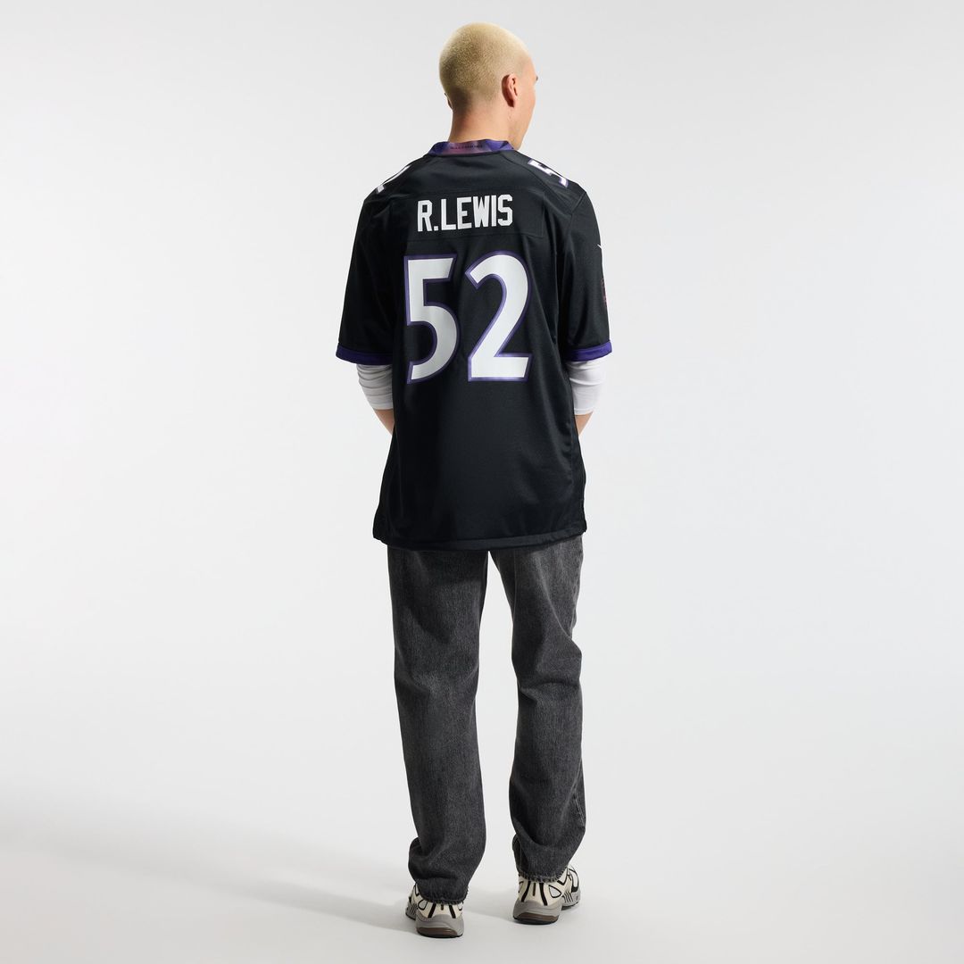 Baltimore Ravens Ray Lewis Nike Black Alternate Retired Game Jersey