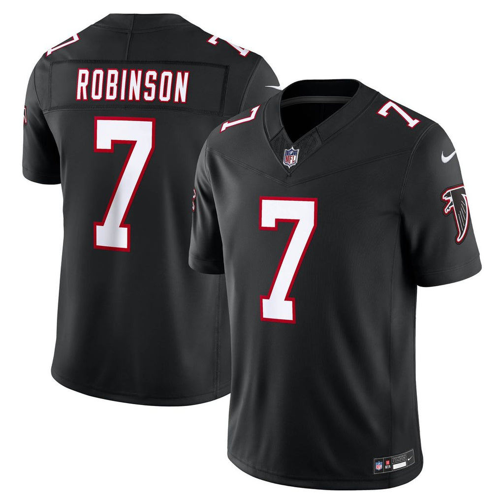 Atlanta Falcons Bijan Robinson Nike Black Alternate Throwback Vapor FUSE Stitched Limited Jersey