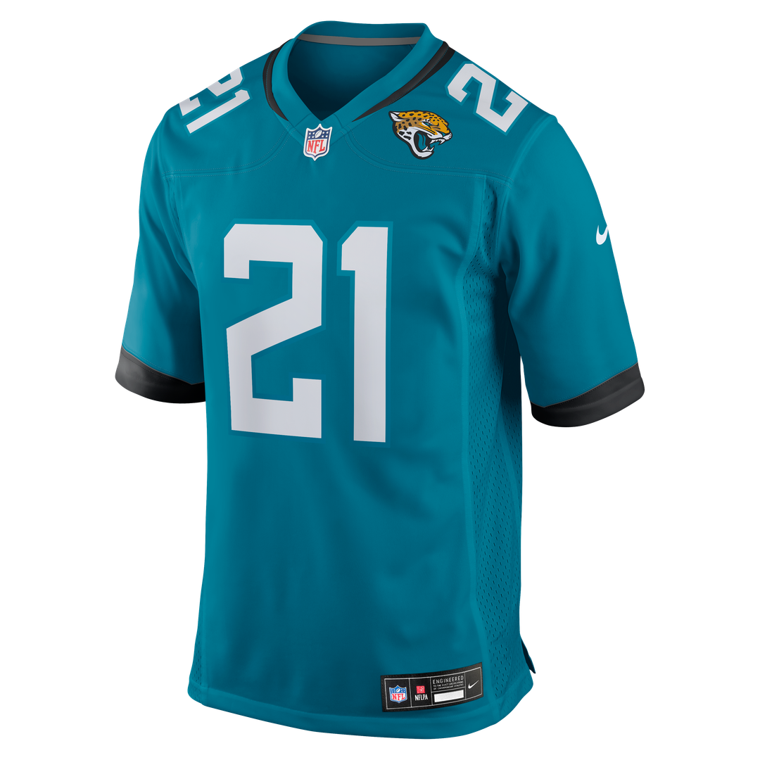 Jacksonville Jaguars Christian Braswell Nike Teal Game Jersey