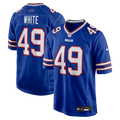 Buffalo Bills DaShaun White Nike Royal Game Jersey