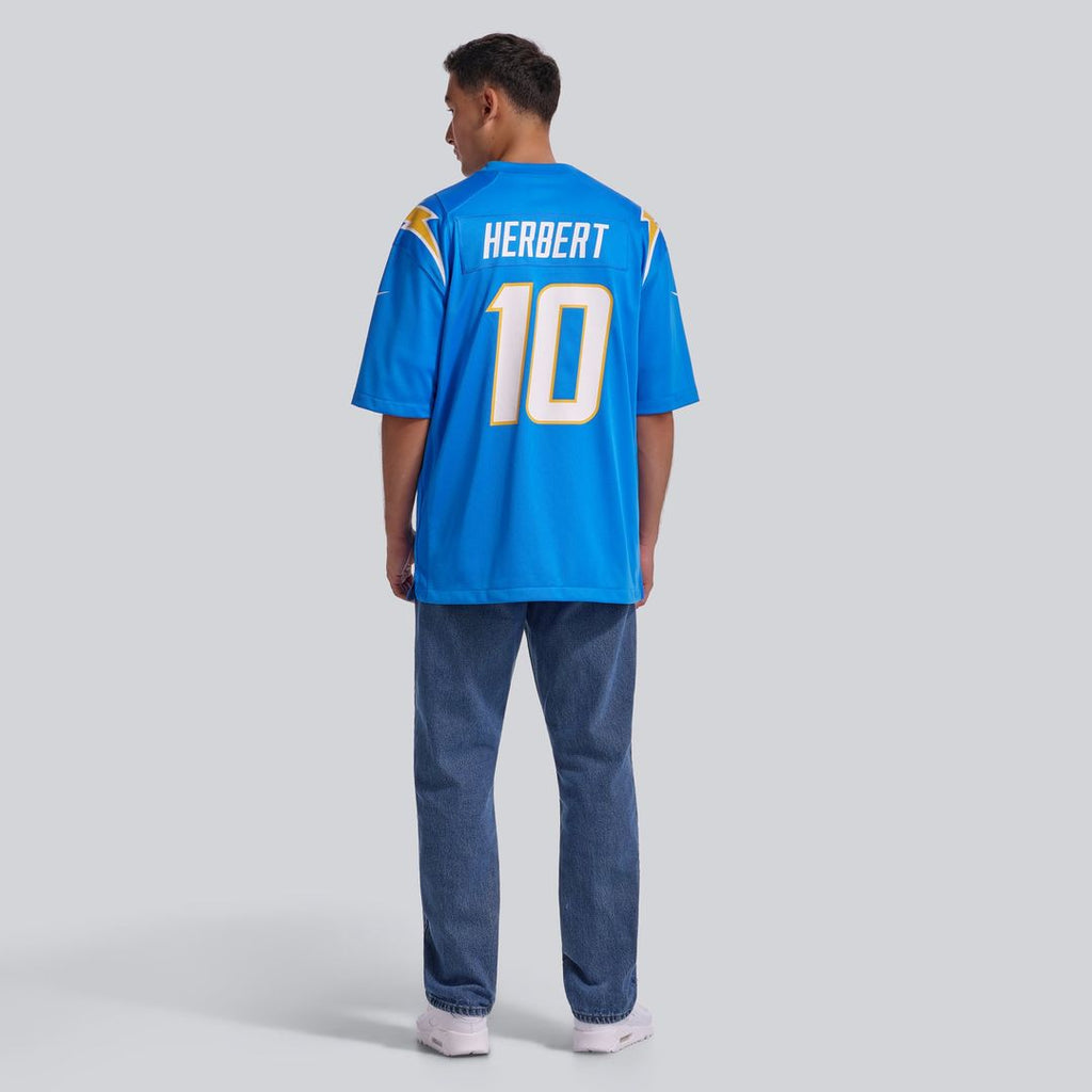 Los Angeles Chargers Justin Herbert Nike Navy Alternate Super Chargers Game Jersey