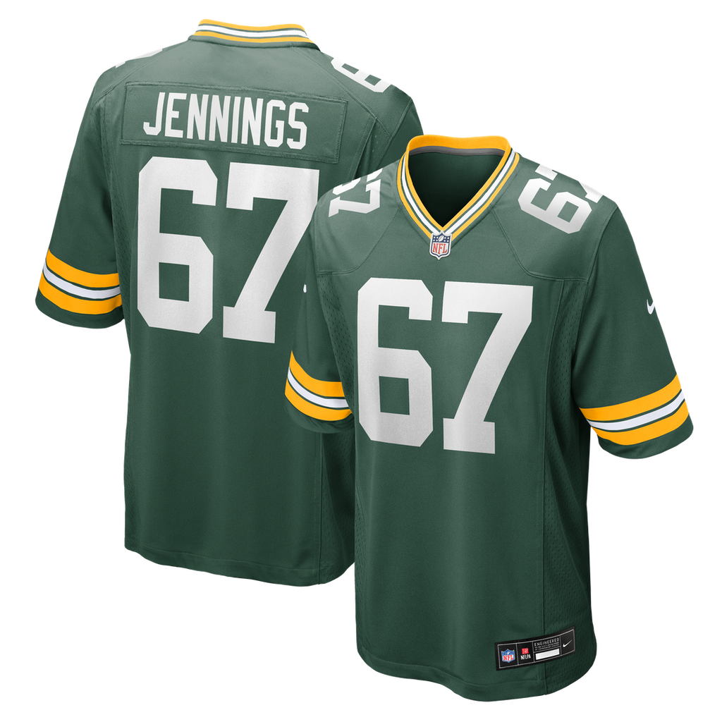 Green Bay Packers Donovan Jennings Nike Green Game Jersey