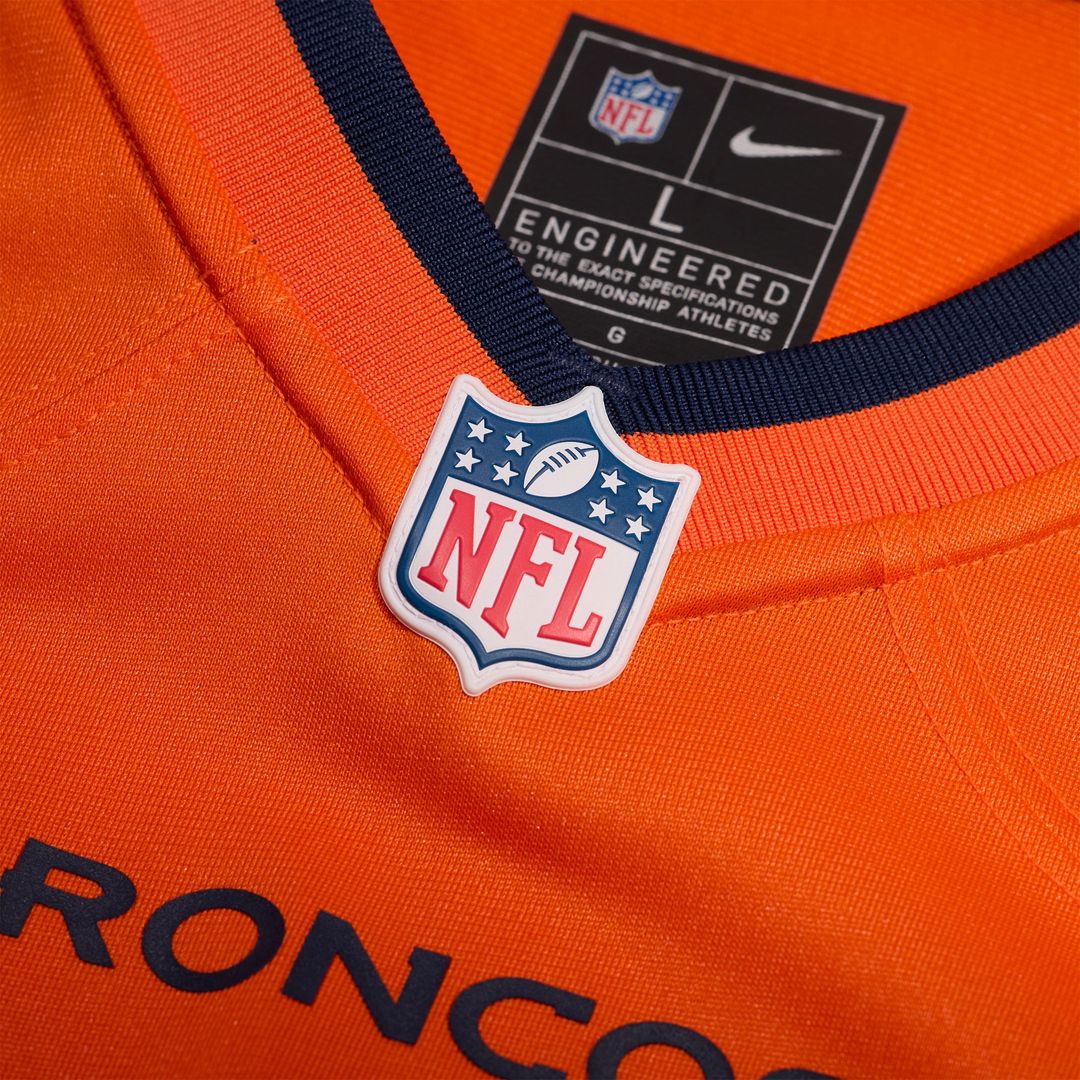 Denver Broncos Que Robinson Nike Orange Game Jersey