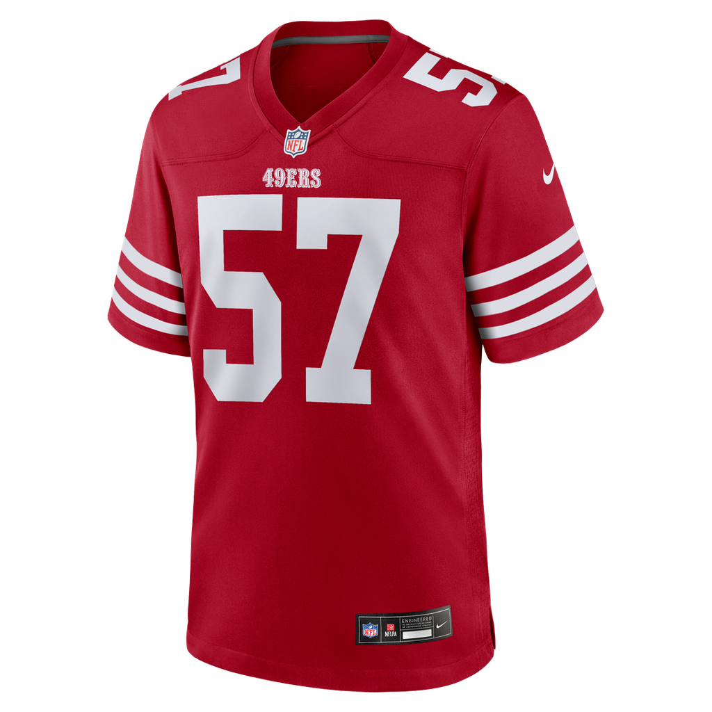 San Francisco 49ers Luke Gifford Nike Scarlet Game Jersey