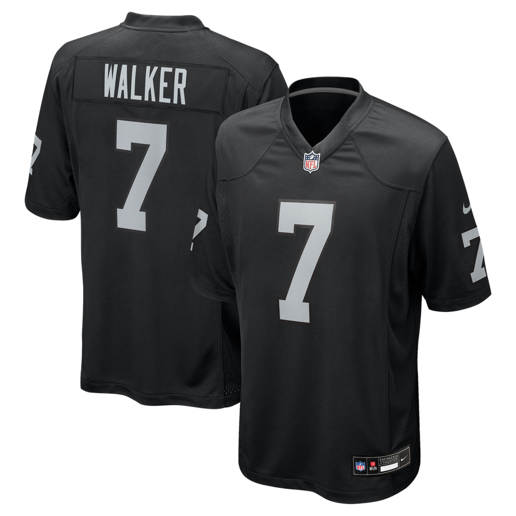 Las Vegas Raiders Quay Walker Nike Black Game Jersey
