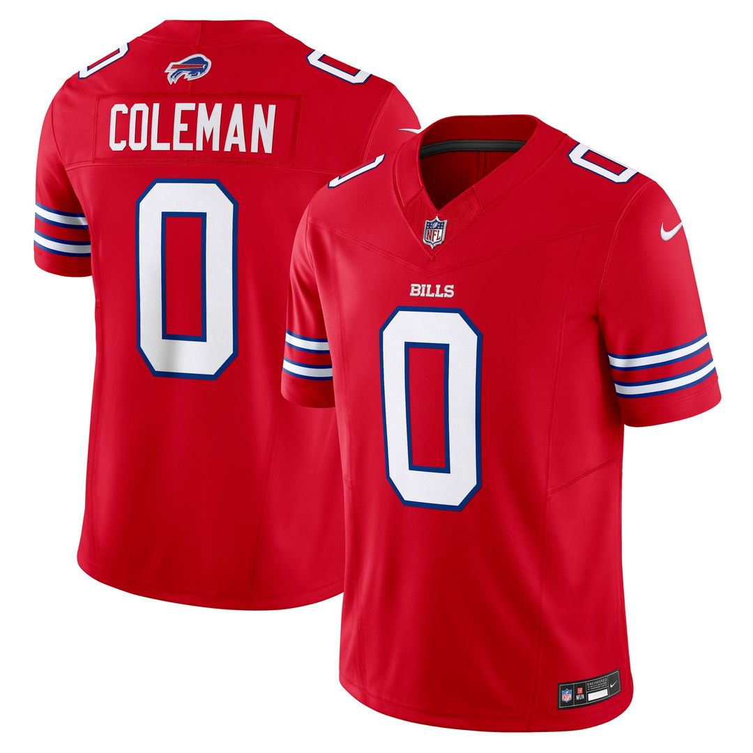 Buffalo Bills Keon Coleman Nike Red Alternate Vapor FUSE Limited Jersey