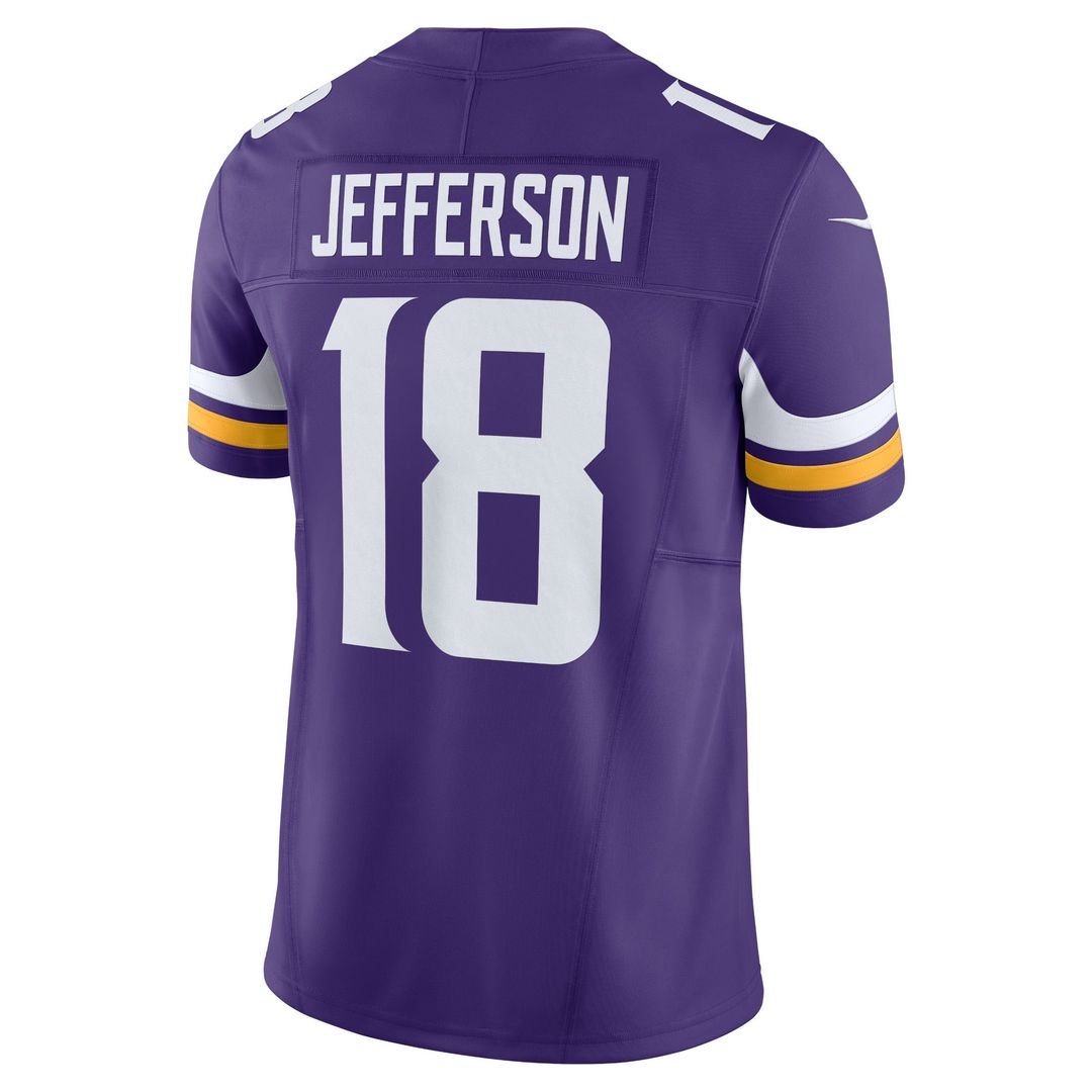 Minnesota Vikings Justin Jefferson Nike Purple Vapor FUSE Limited Jersey