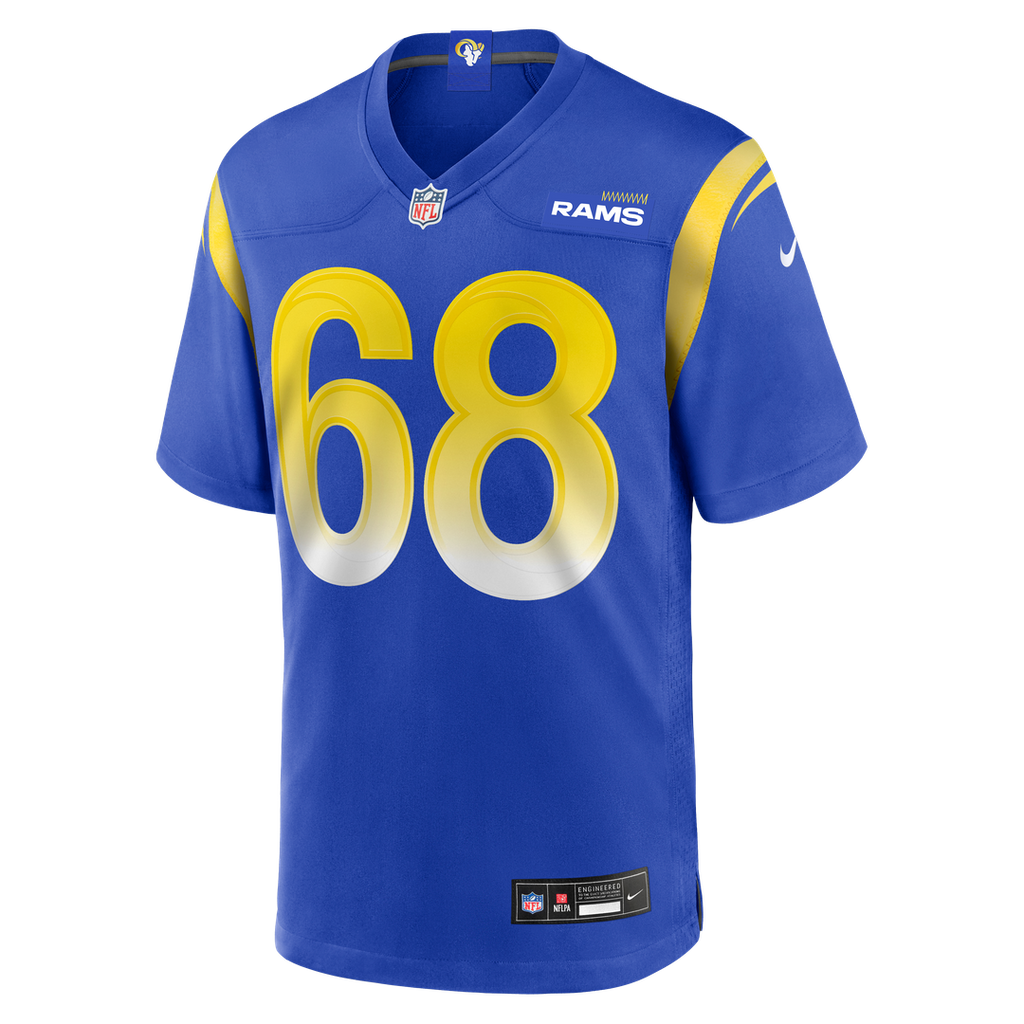 Los Angeles Rams David Quessenberry Nike Royal Game Jersey