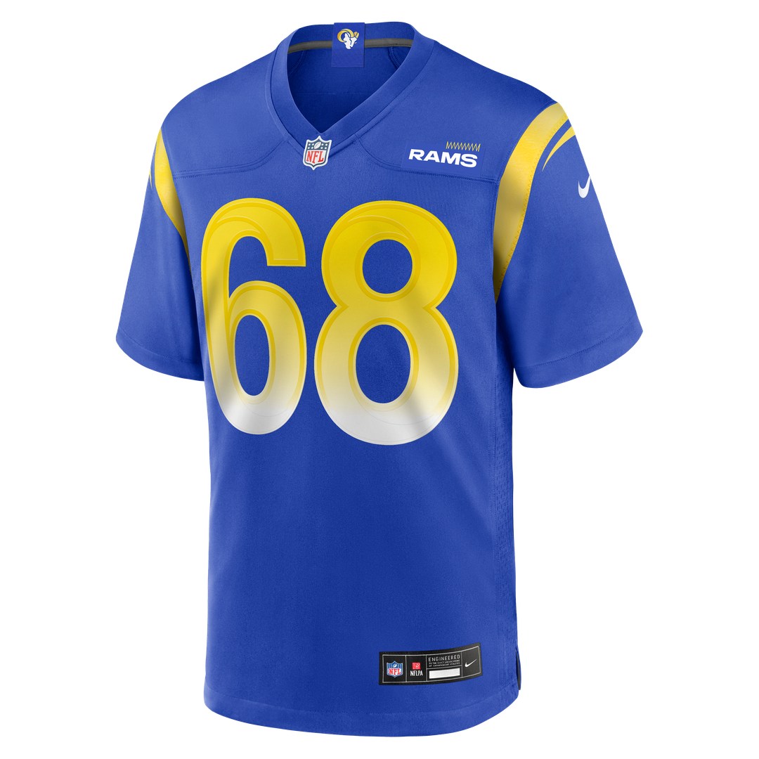 Los Angeles Rams David Quessenberry Nike Royal Game Jersey
