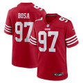 San Francisco 49ers Nick Bosa Nike Scarlet Game Jersey