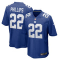New York Giants Dru Phillips Nike Royal Game Jersey