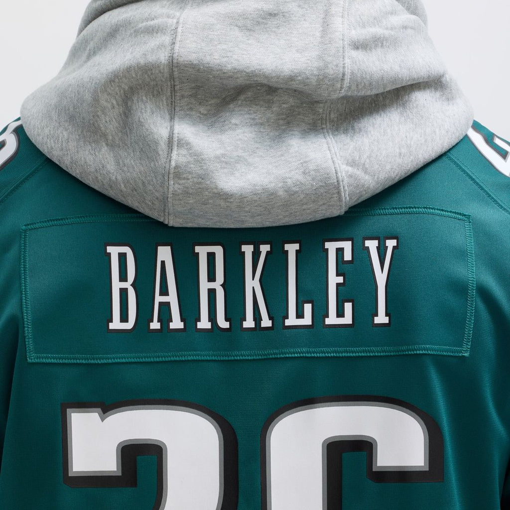 Philadelphia Eagles Saquon Barkley Nike Midnight Green Game Jersey
