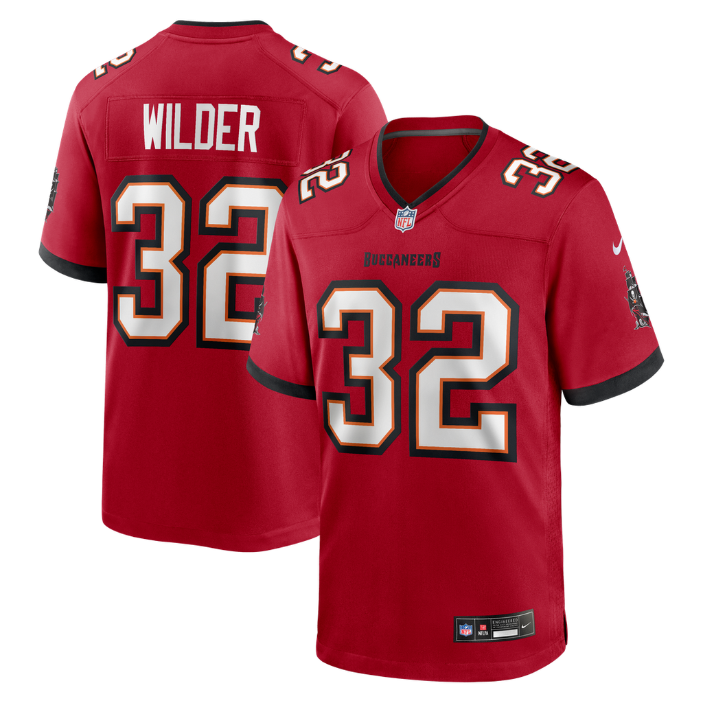 Tampa Bay Buccaneers James Wilder Nike Red Retired Player Game Jersey
