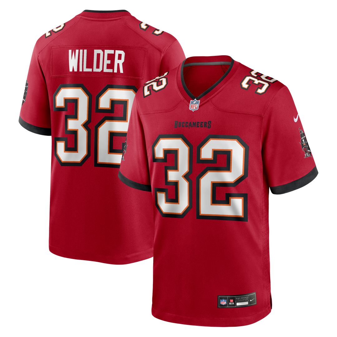 Tampa Bay Buccaneers James Wilder Nike Red Retired Player Game Jersey