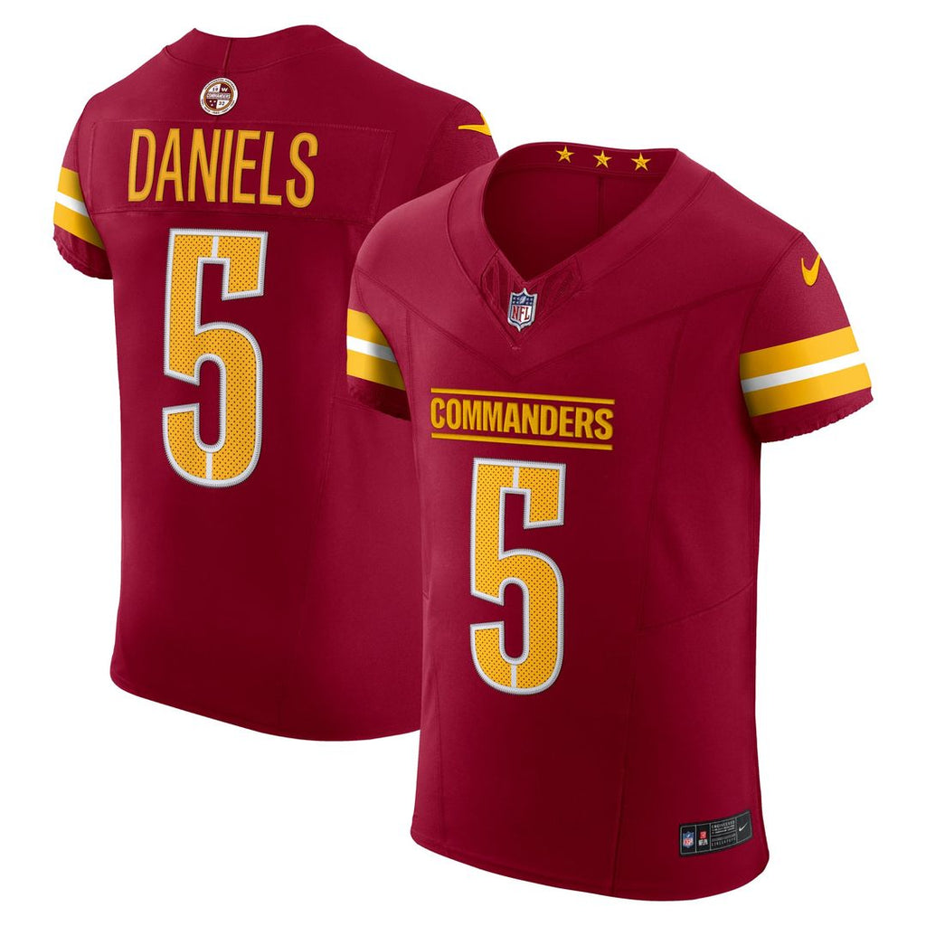 Washington Commanders Jayden Daniels Nike Burgundy Team Vapor FUSE Elite Jersey