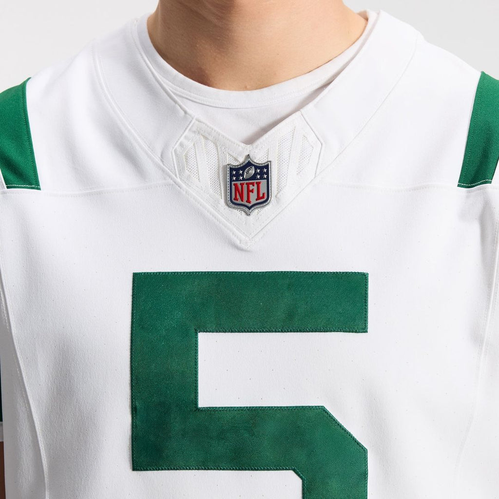 New York Jets Garrett Wilson Nike White Classic Alternate Vapor FUSE Elite Jersey