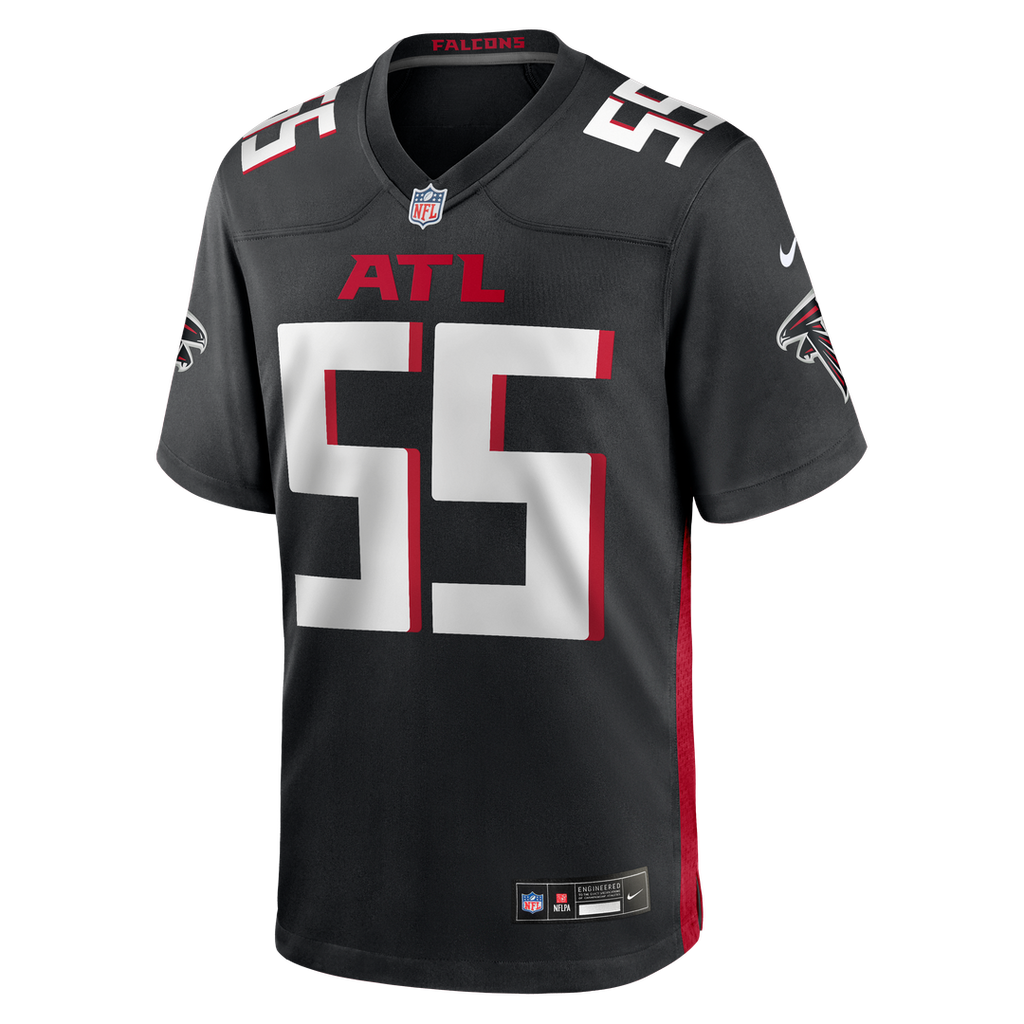 Atlanta Falcons John Abraham Nike Black Retired Player Game Jersey