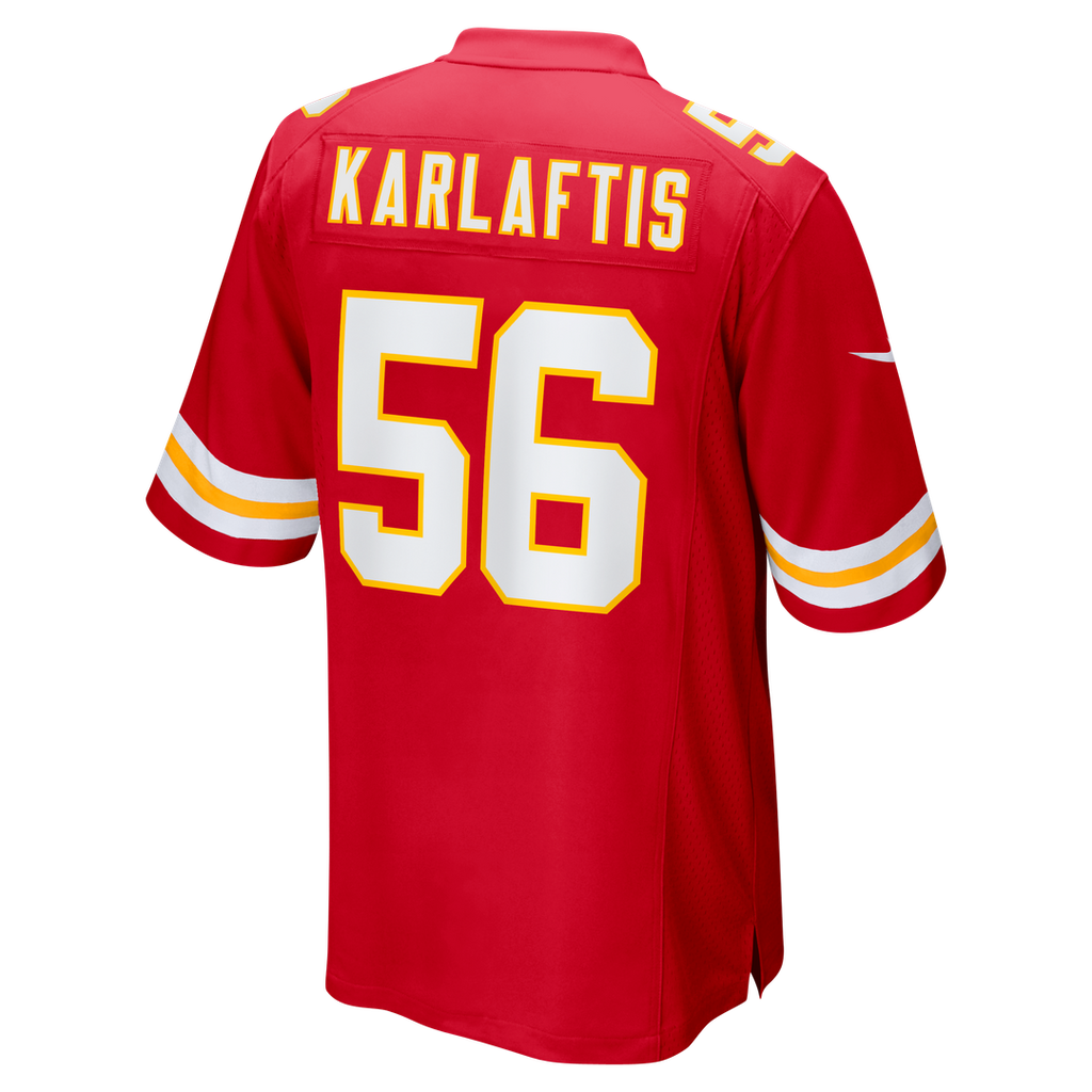 Kansas City Chiefs George Karlaftis Nike Red Game Jersey