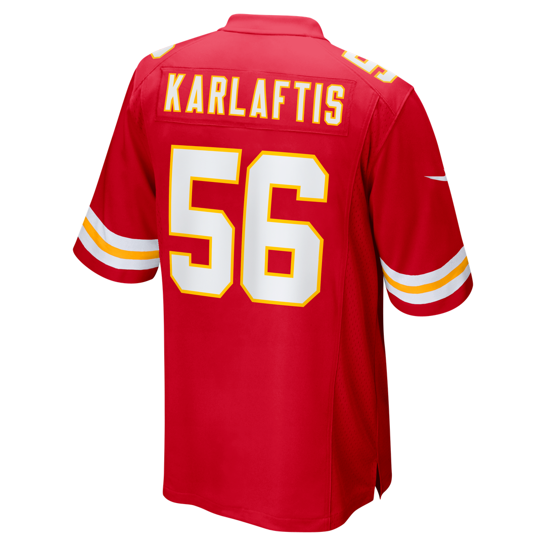 Kansas City Chiefs George Karlaftis Nike Red Game Jersey