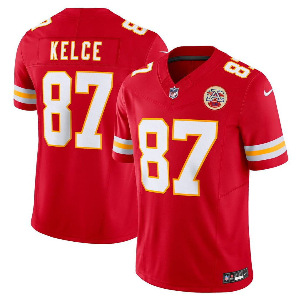 Kansas City Chiefs Travis Kelce Nike Red Vapor FUSE Limited Jersey