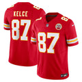 Kansas City Chiefs Travis Kelce Nike Red Vapor FUSE Limited Jersey