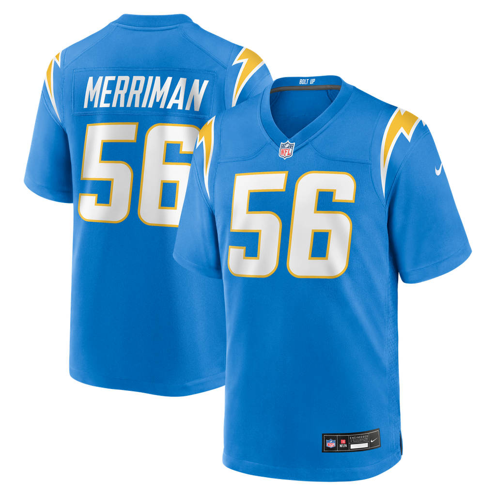 Los Angeles Chargers Shawne Merriman Nike Powder Blue Retired Player Game Jersey