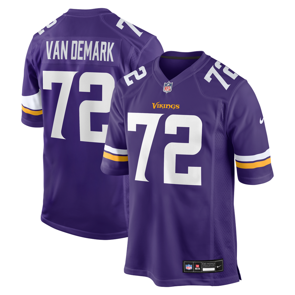 Minnesota Vikings Ryan Van Demark Nike Purple Game Jersey