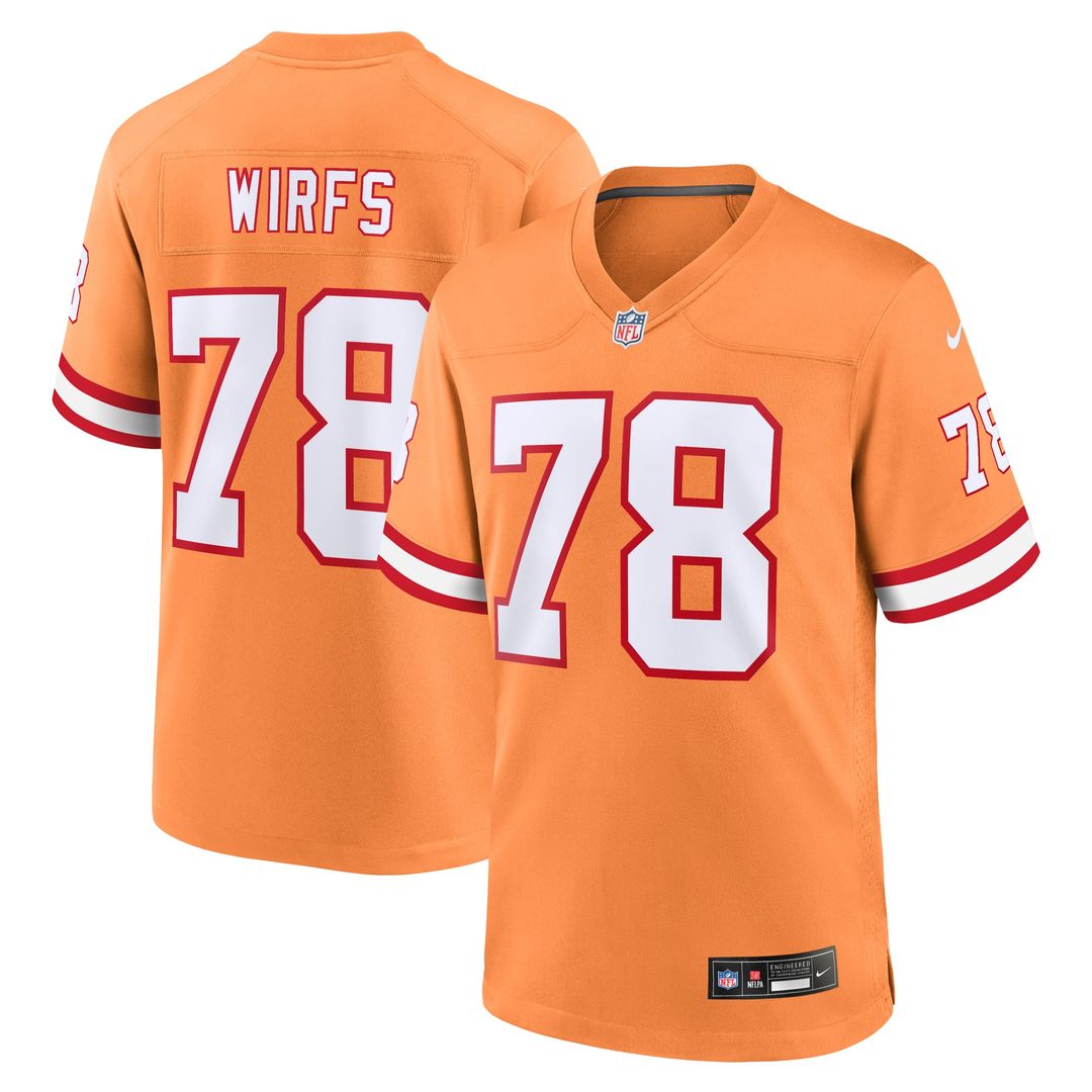 Tampa Bay Buccaneers Tristan Wirfs Nike Red Game Jersey