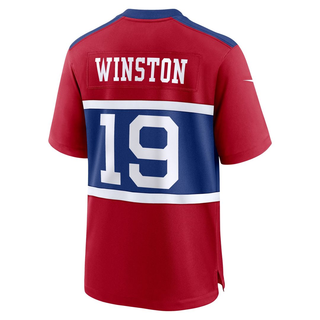 New York Giants Jameis Winston Nike Royal Game Jersey