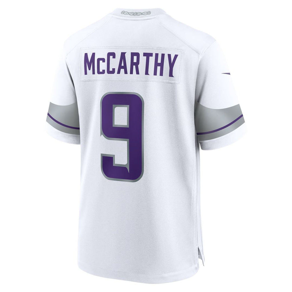 Minnesota Vikings J.J. McCarthy Nike Purple Game Jersey
