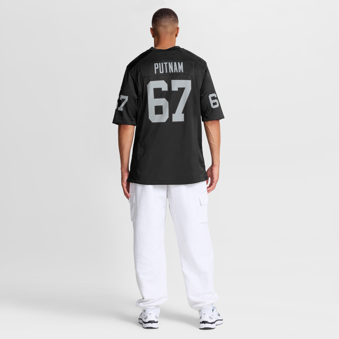 Las Vegas Raiders Will Putnam Nike Black Game Jersey