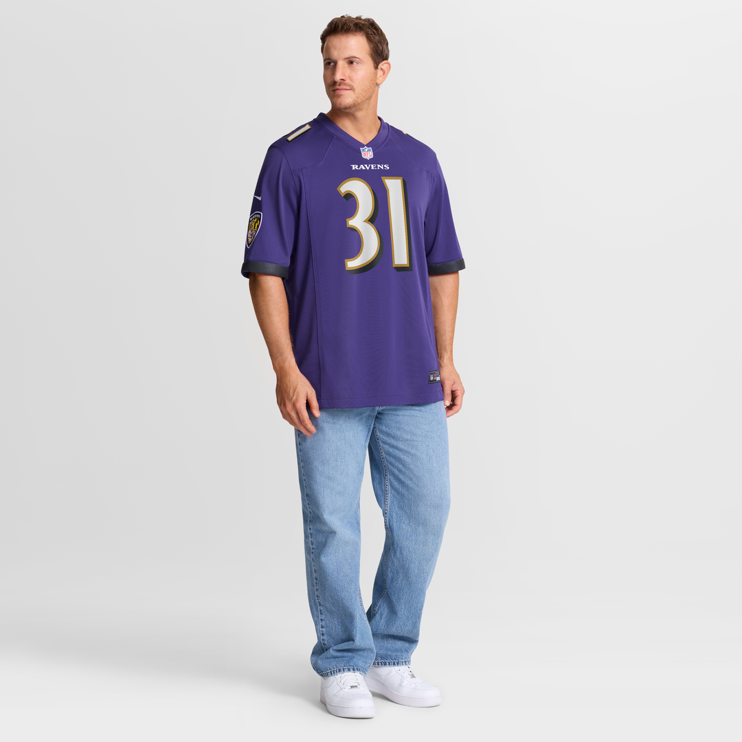 Baltimore Ravens Jamal Lewis Nike Purple Retired Player Game Jersey