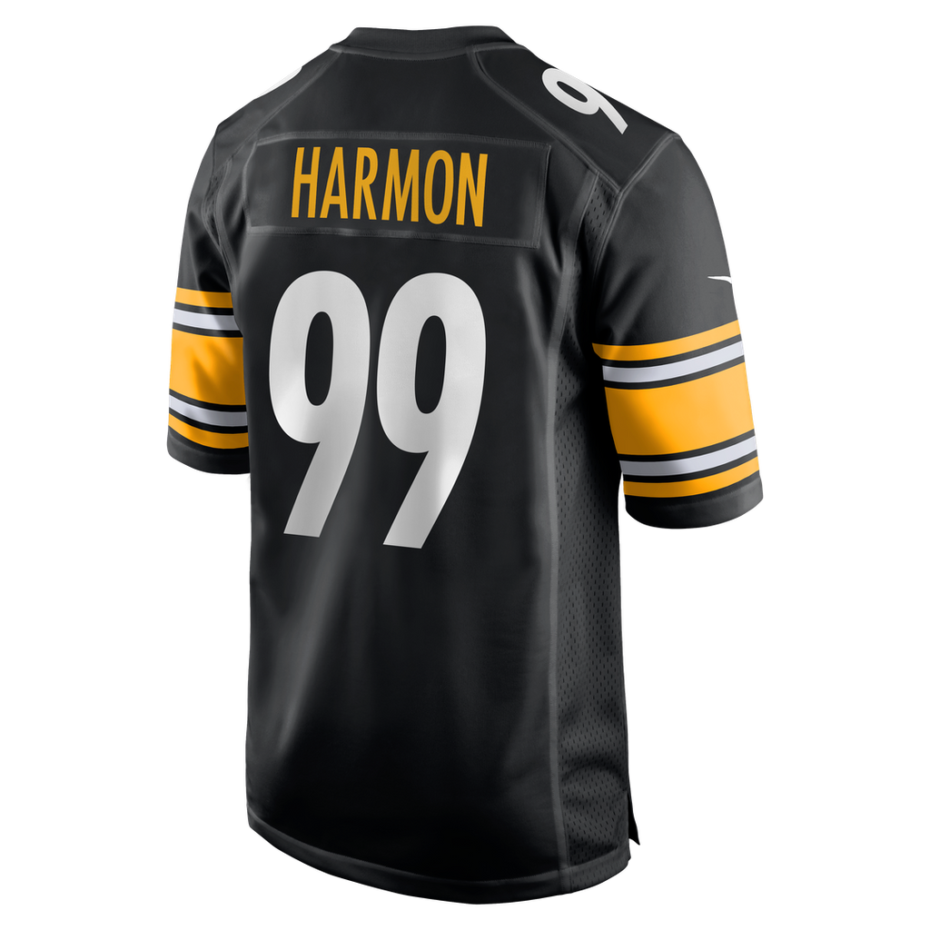 Pittsburgh Steelers Derrick Harmon Nike Black Game Jersey