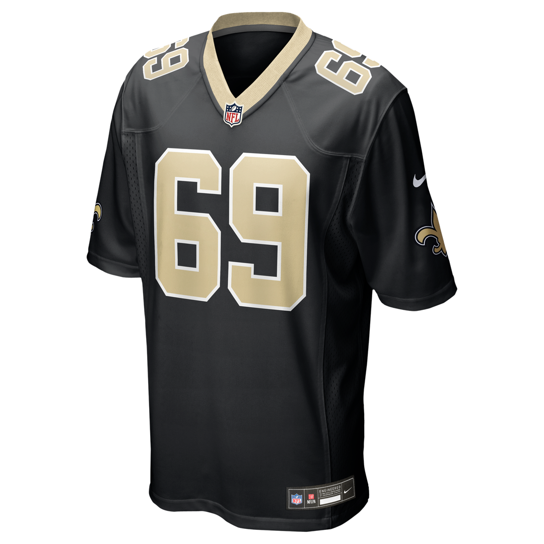 New Orleans Saints Barry Wesley Nike Black Game Jersey