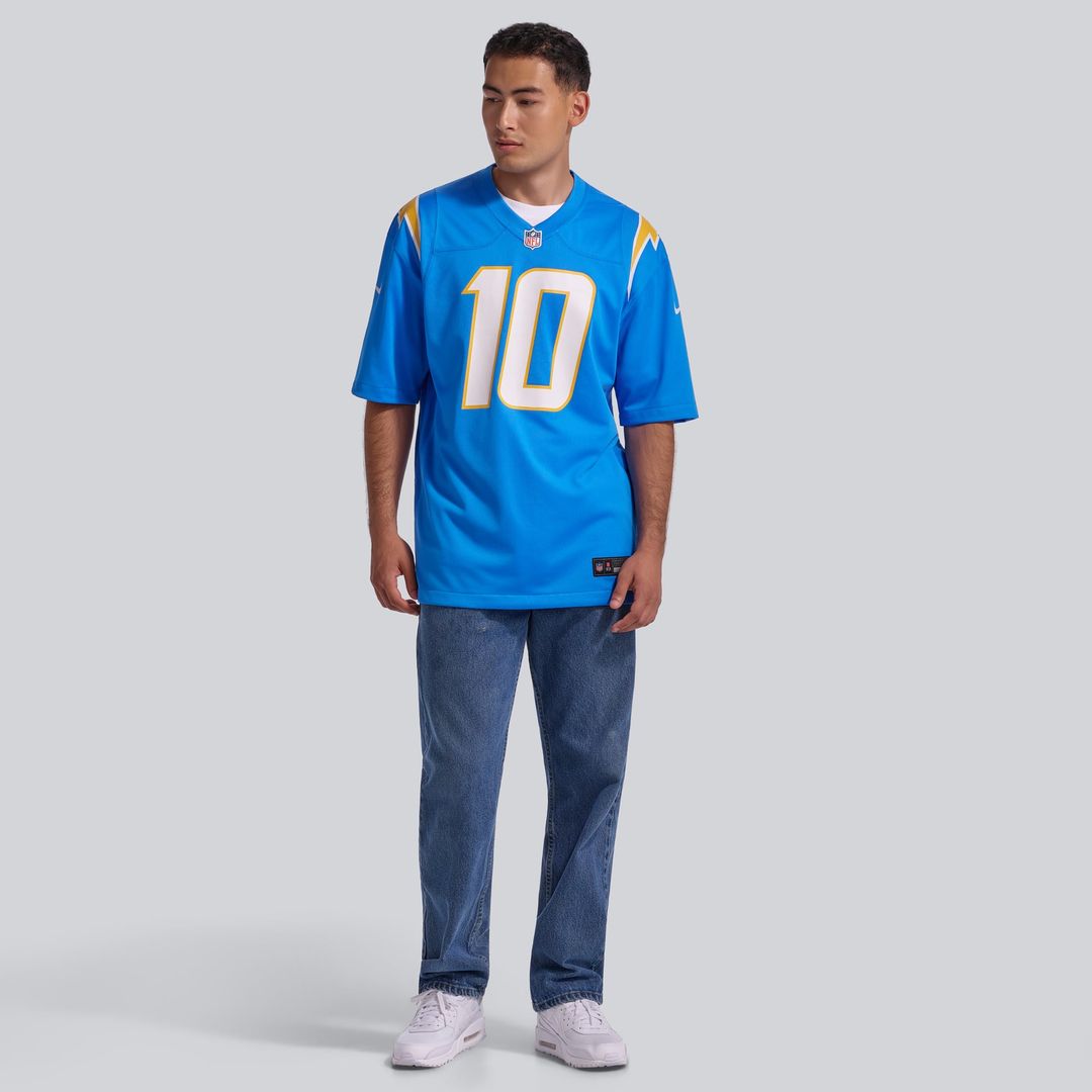 Los Angeles Chargers Justin Herbert Nike Powder Blue Game Jersey
