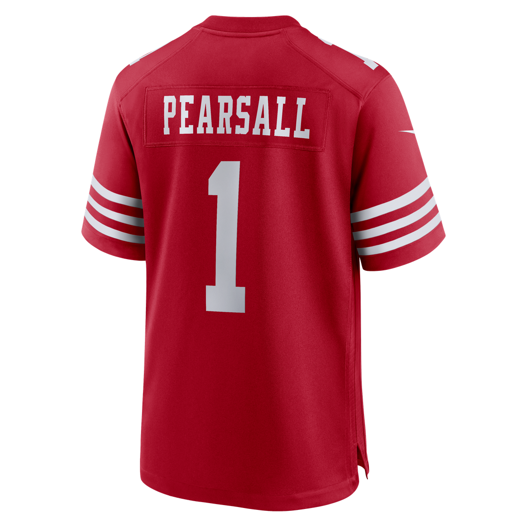 San Francisco 49ers Ricky Pearsall Nike Scarlet Game Jersey