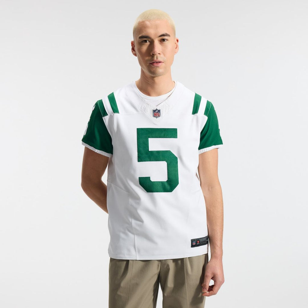 New York Jets Garrett Wilson Nike White Classic Alternate Vapor FUSE Elite Jersey
