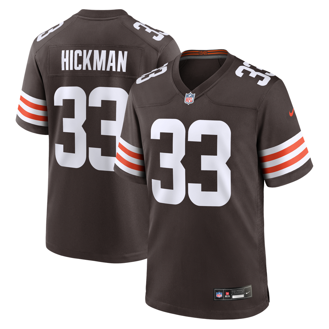 Cleveland Browns Ronnie Hickman Nike Brown Game Jersey