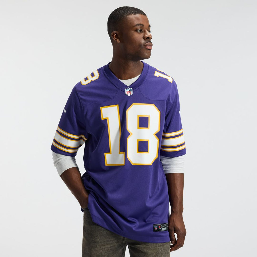 Minnesota Vikings Justin Jefferson Nike Purple Classic Game Jersey