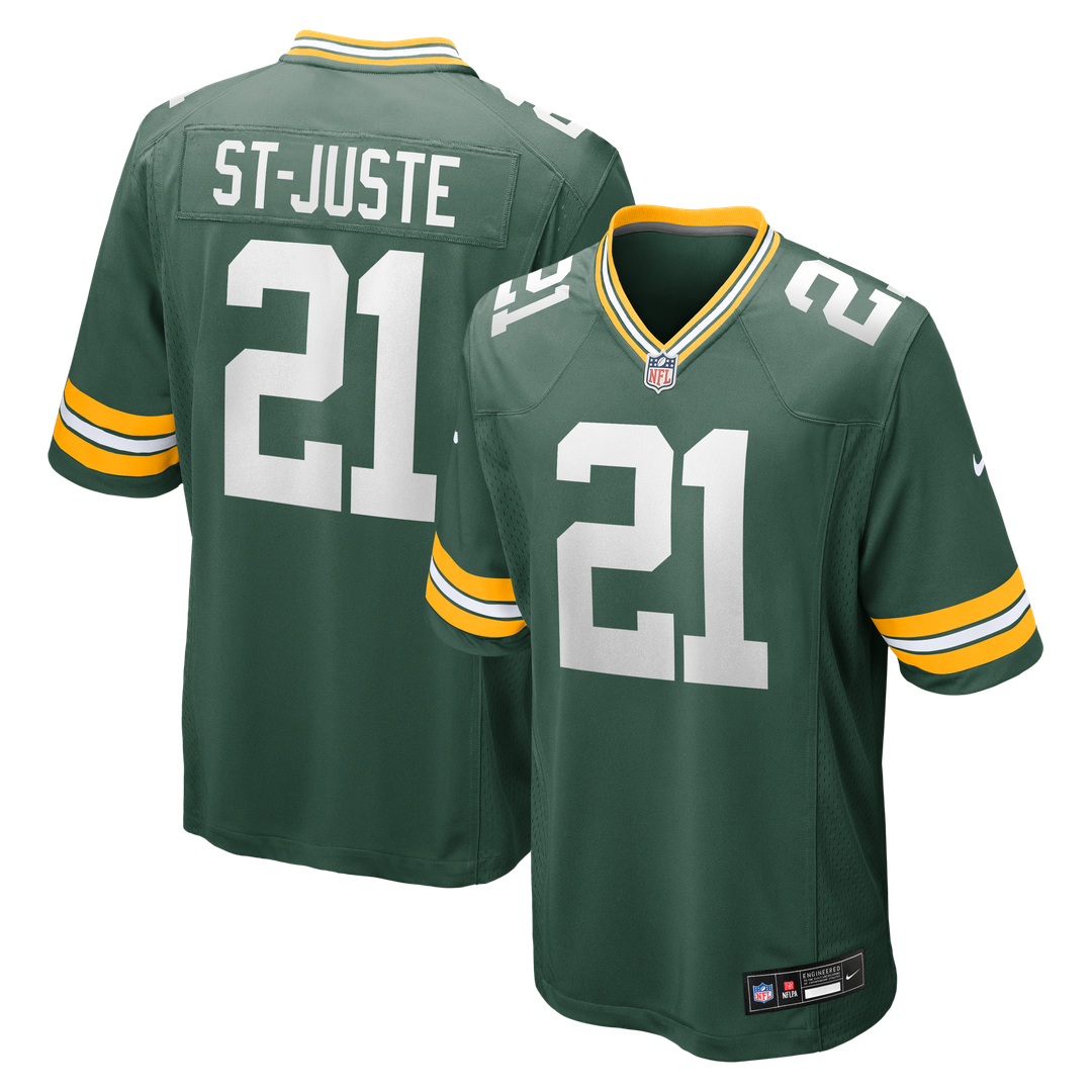 Green Bay Packers Benjamin St - Juste Nike Green Game Jersey