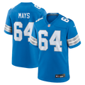 Detroit Lions Cade Mays Nike Blue Game Jersey