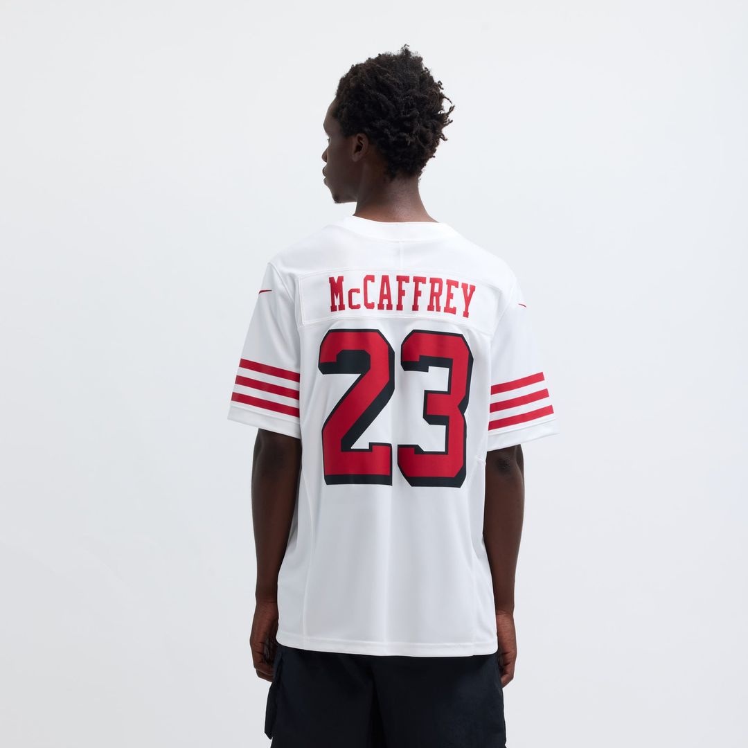 San Francisco 49ers Christian McCaffrey Nike Scarlet Vapor FUSE Limited Jersey