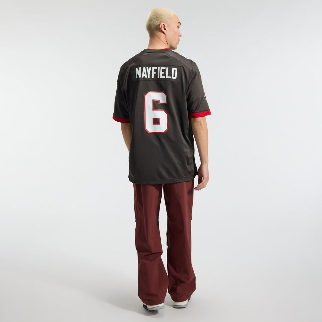 Tampa Bay Buccaneers Baker Mayfield Nike Pewter Alternate Game Jersey