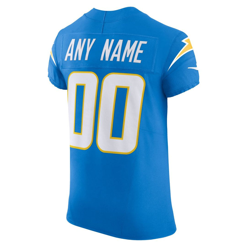 Los Angeles Chargers Nike Powder Blue Vapor FUSE Elite Custom Jersey